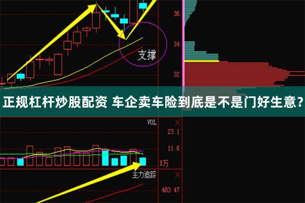 正规杠杆炒股配资 车企卖车险到底是不是门好生意？
