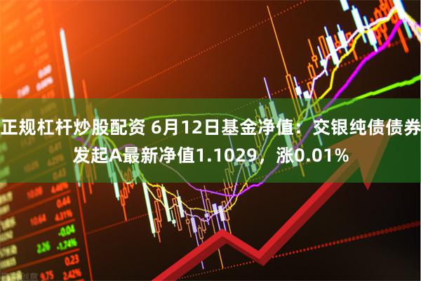正规杠杆炒股配资 6月12日基金净值：交银纯债债券发起A最新净值1.1029，涨0.01%