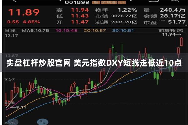 实盘杠杆炒股官网 美元指数DXY短线走低近10点