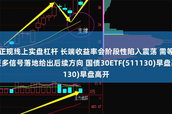 正规线上实盘杠杆 长端收益率会阶段性陷入震荡 需等待更多信号落地给出后续方向 国债30ETF(511130)早盘高开
