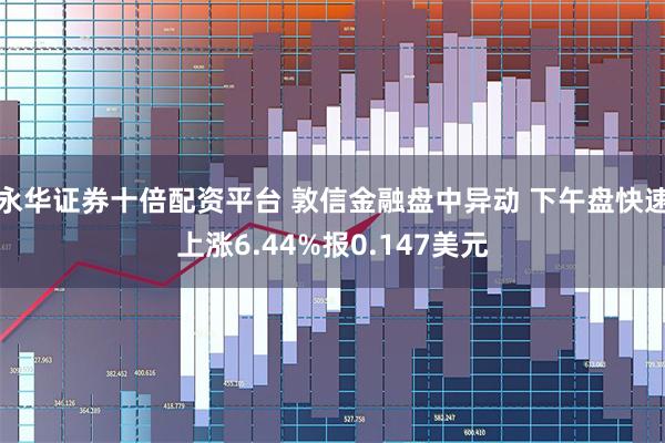 永华证券十倍配资平台 敦信金融盘中异动 下午盘快速上涨6.44%报0.147美元