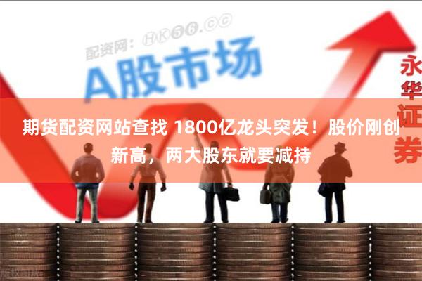 期货配资网站查找 1800亿龙头突发！股价刚创新高，两大股东就要减持