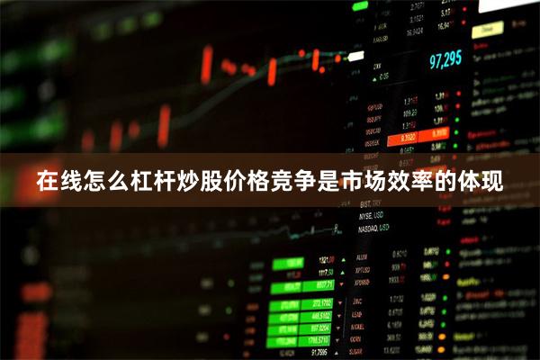 在线怎么杠杆炒股价格竞争是市场效率的体现