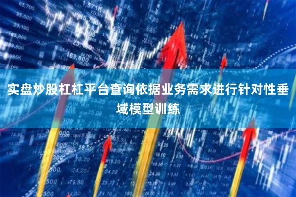 实盘炒股杠杠平台查询依据业务需求进行针对性垂域模型训练